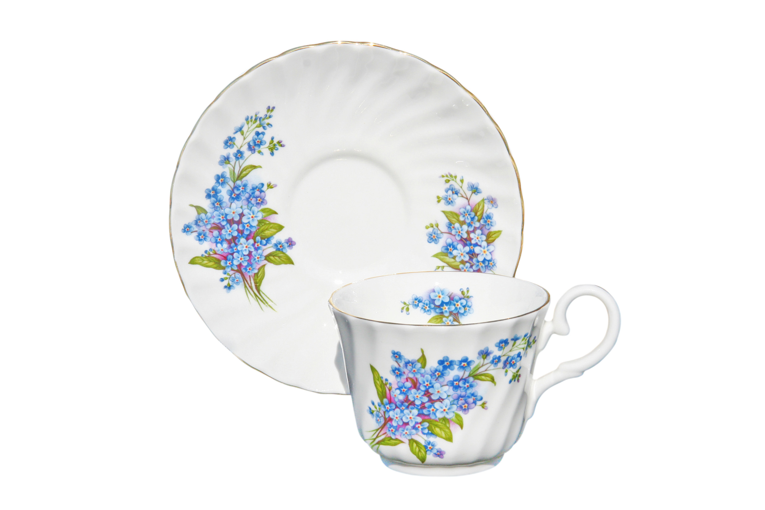 Forget Me Not 1 Cup and Saucer Set Forget Me Not 1 Cup and Saucer Set