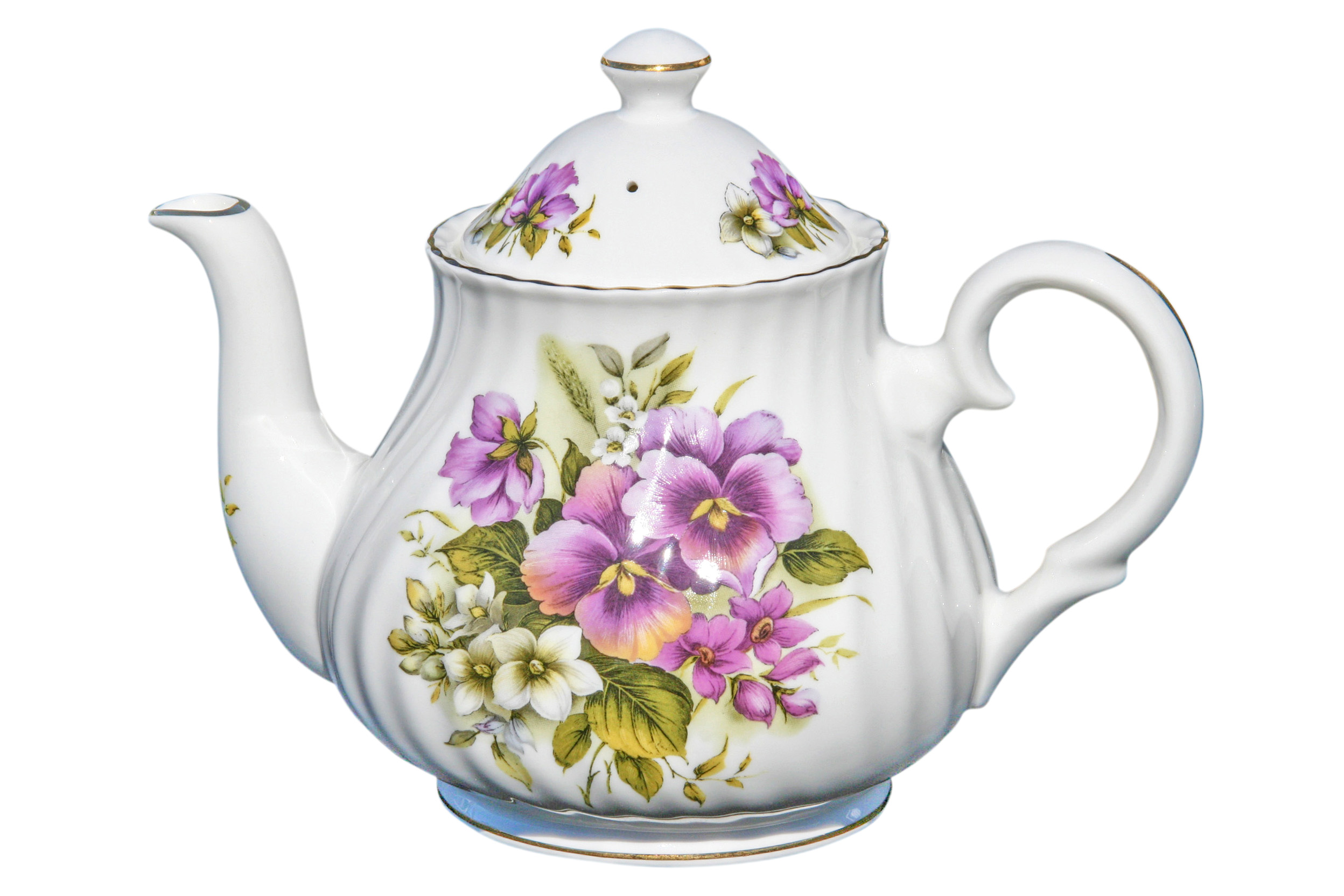 Pansy 6 Cup Teapot Pansy 6 Cup Teapot
