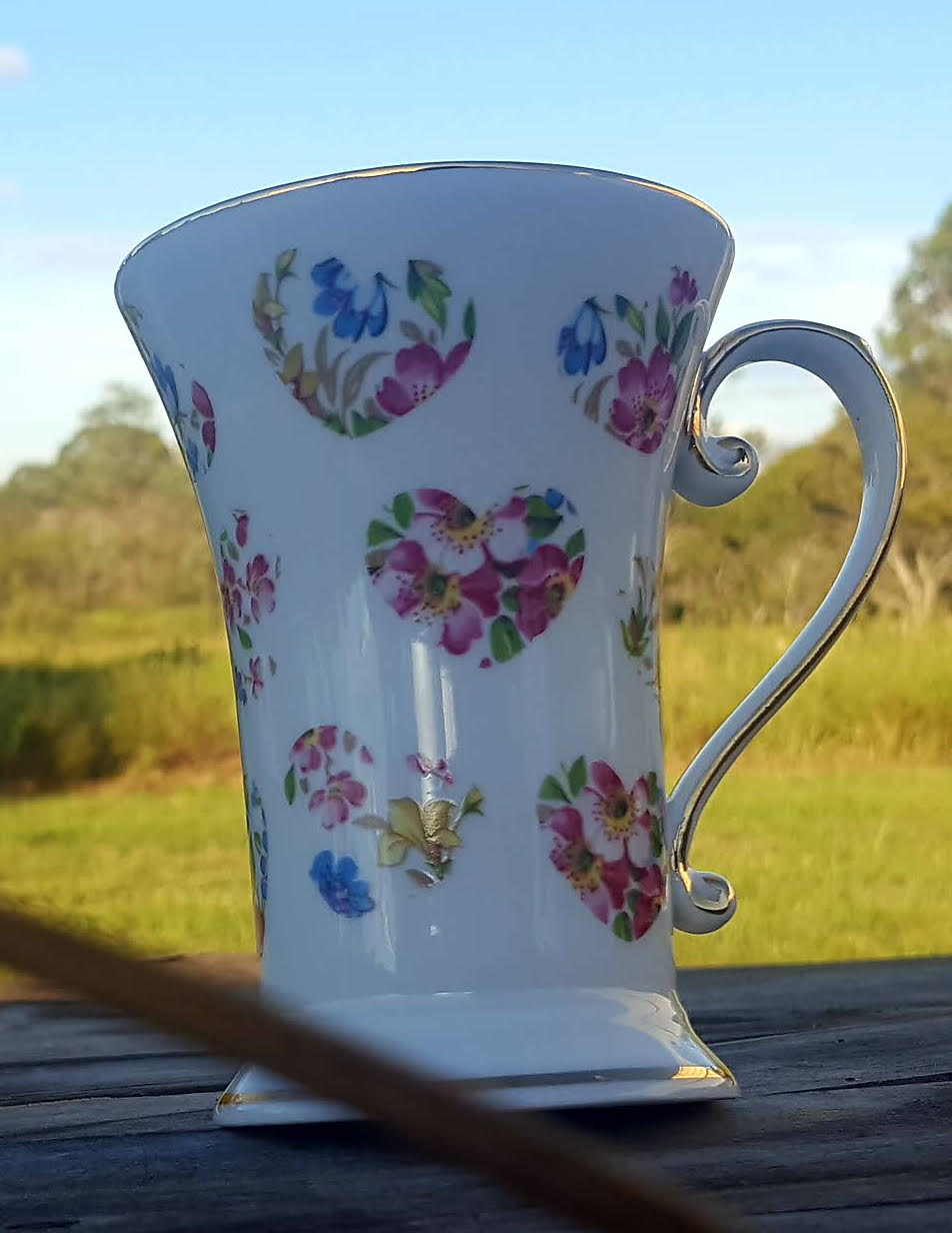 Florence mini hearts Tall Beaker (custom)
