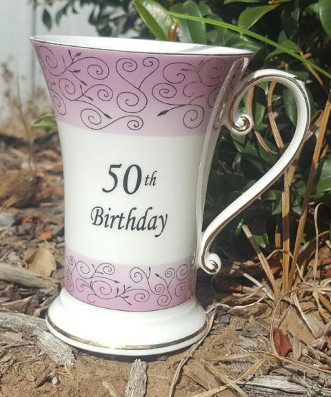 50th Birthday Tall Beaker