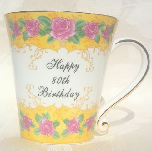 80th Birthday Beaker