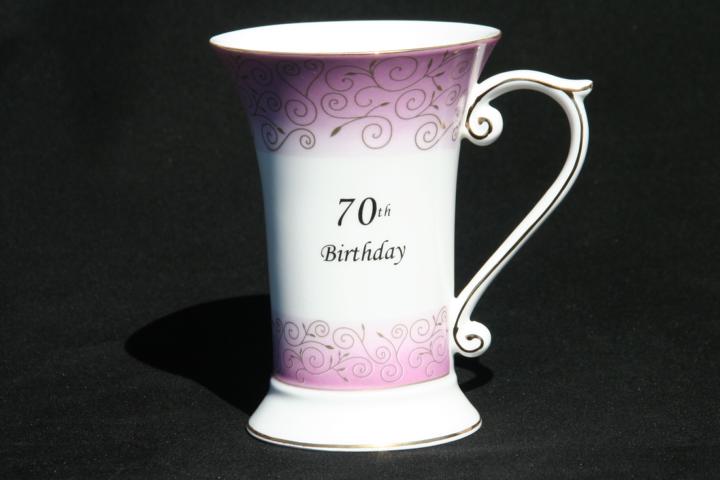 70th Birthday Tall Beaker