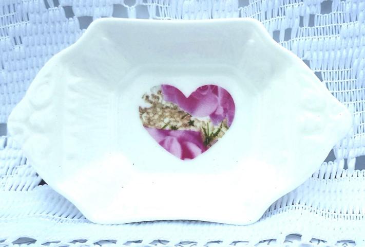 Candy Rose heart teadrip tray (Custom)