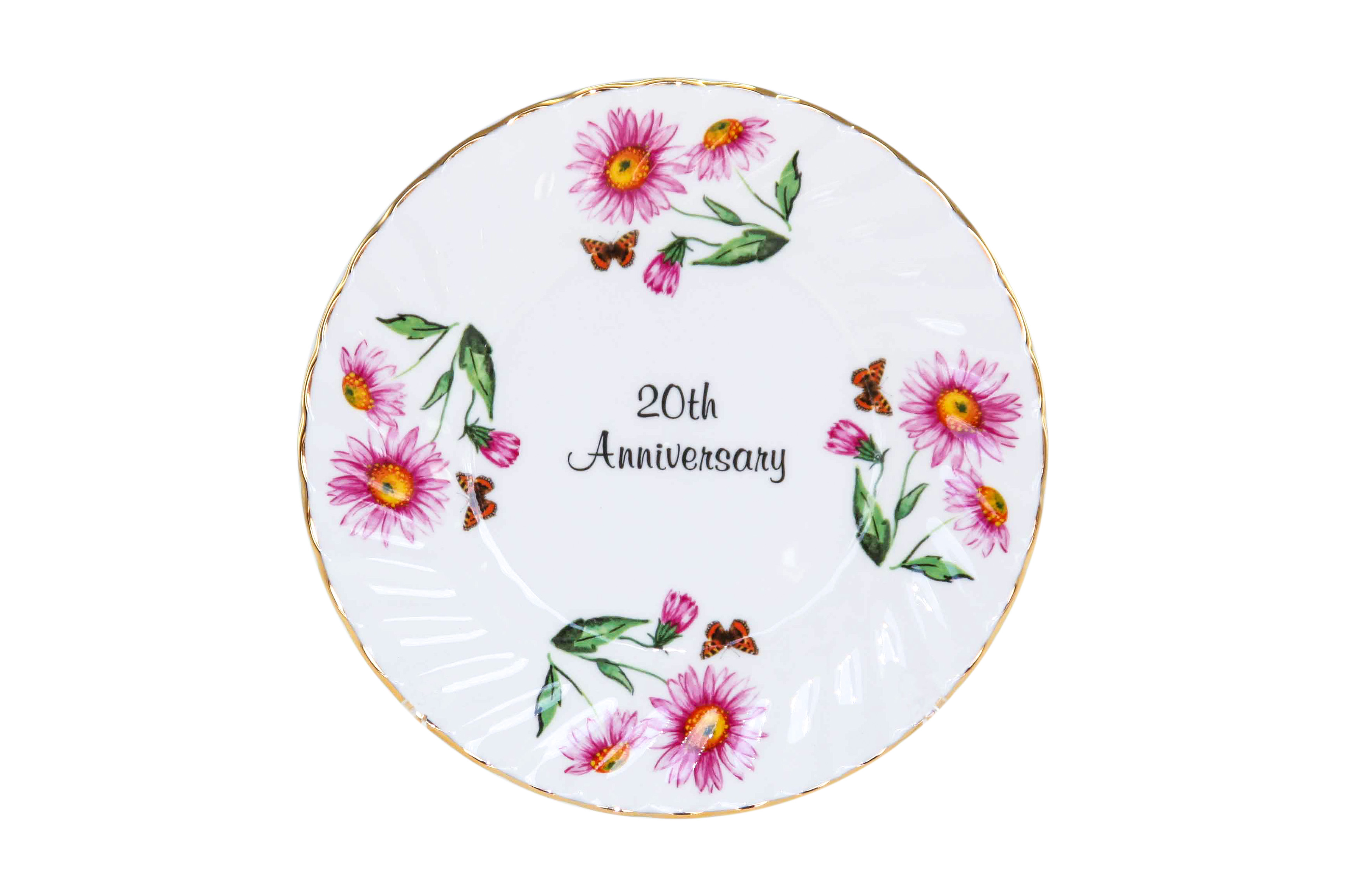 20th Anniversary Plate (6 inch) with stand 20th Anniversary Plate (6 inch) with stand