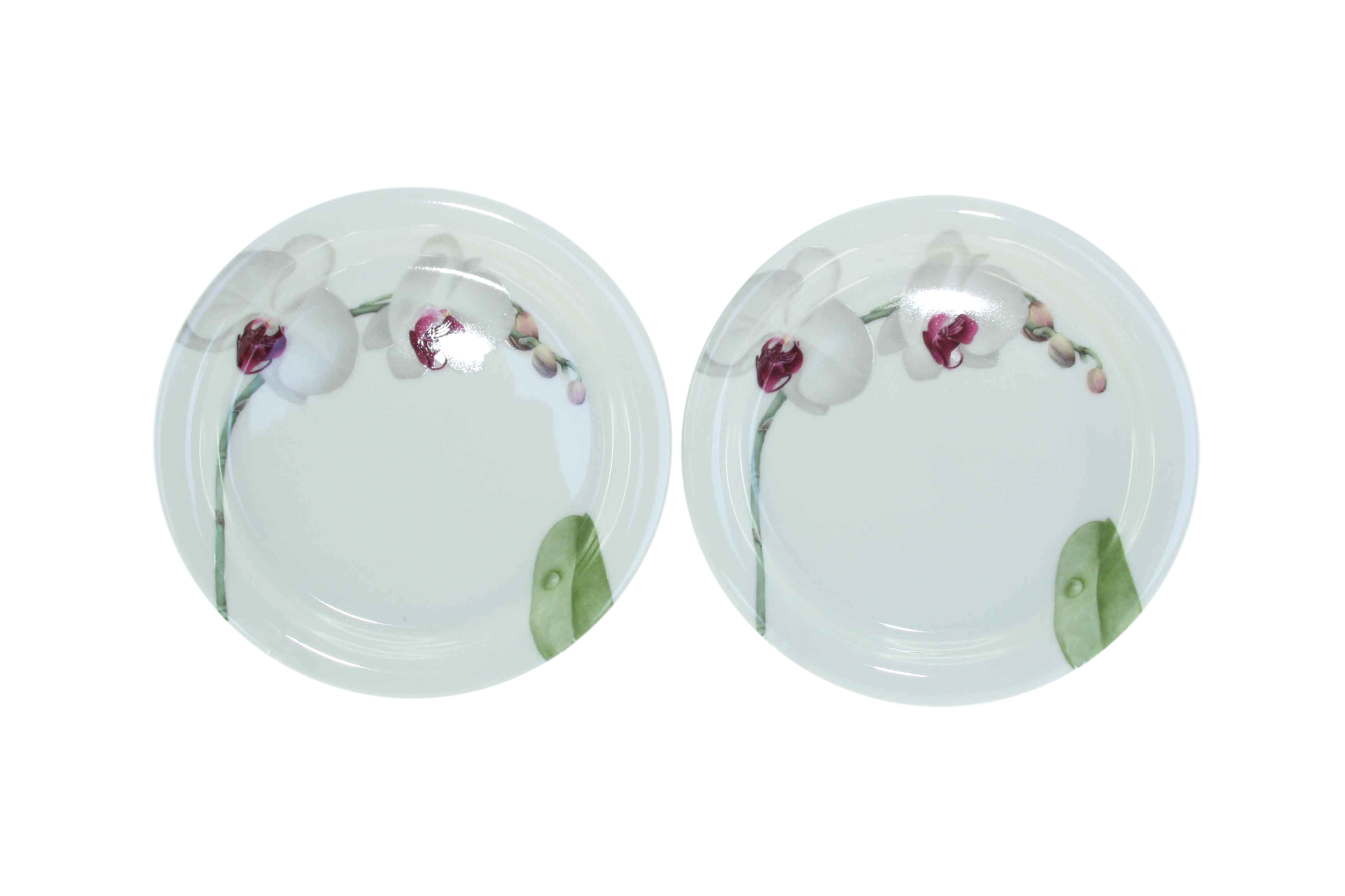 White Flower Sideplate Set
