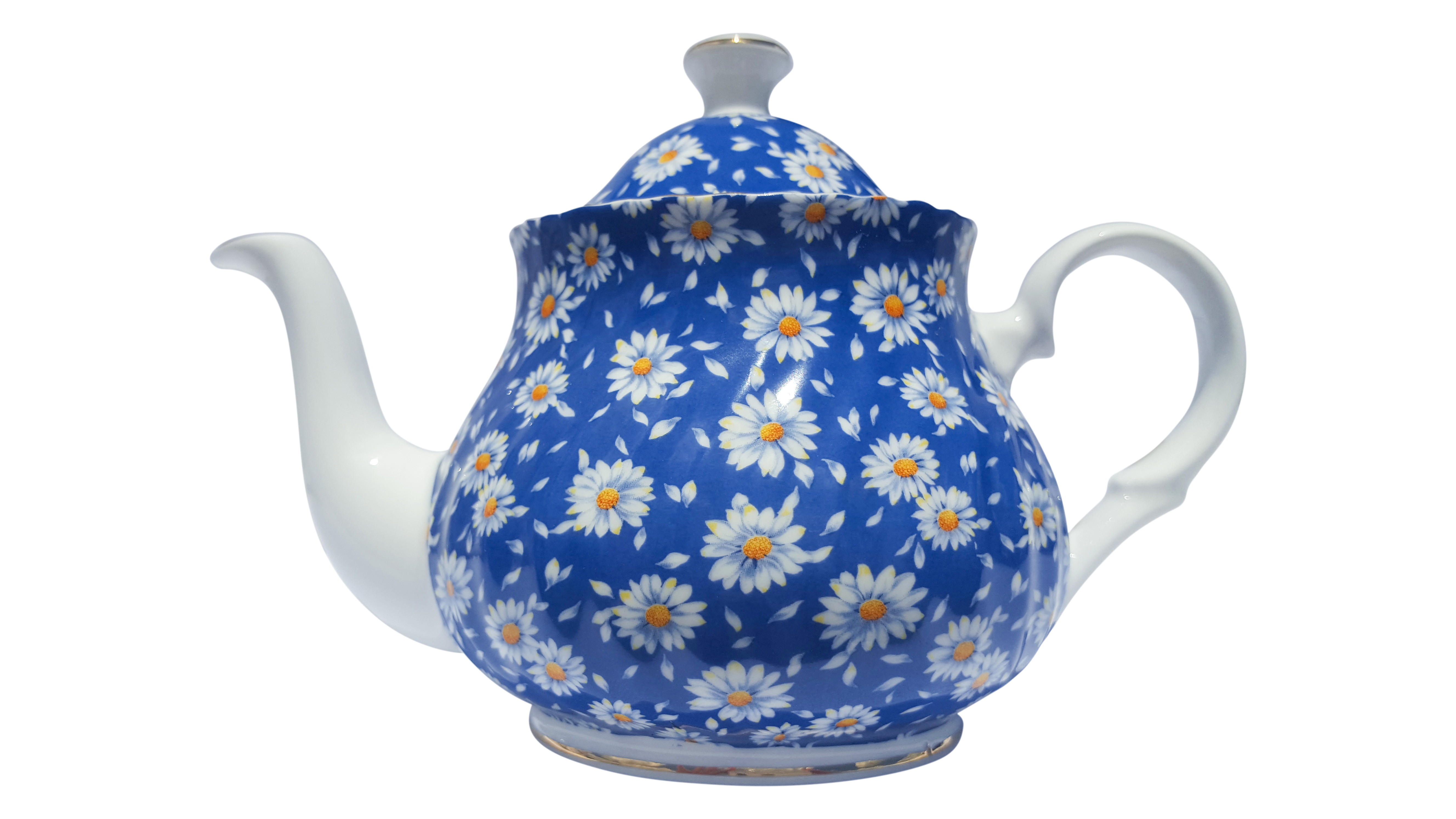 Blue Daisy Chintz 2 Cup Teapot Blue Daisy Chintz 2 Cup Teapot