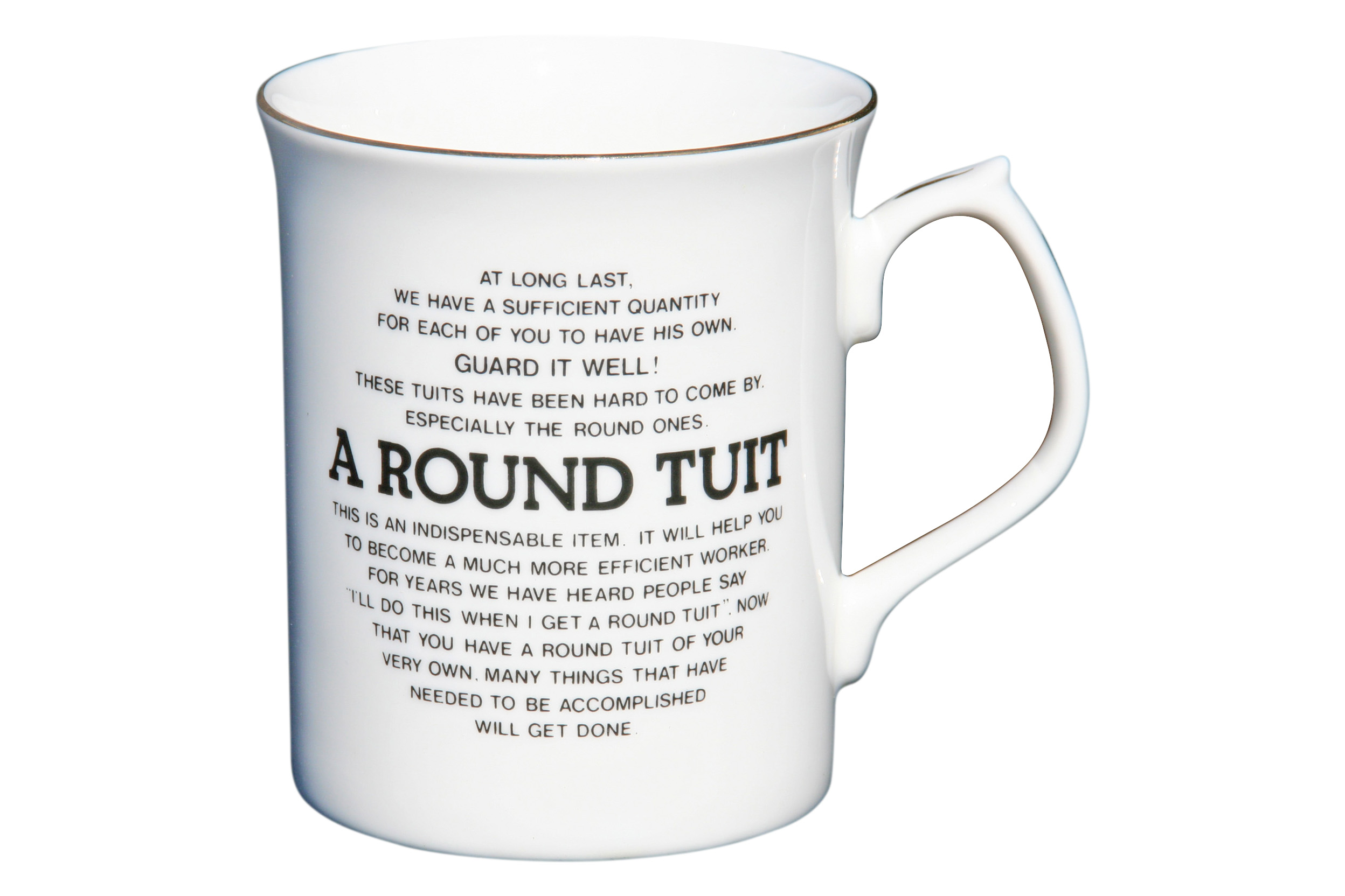 A Round Tuit Tankard