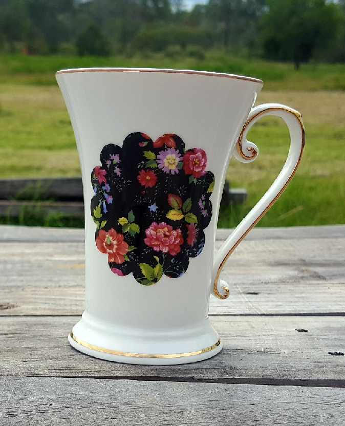 Charlotte Flower Tall Beaker (Custom)