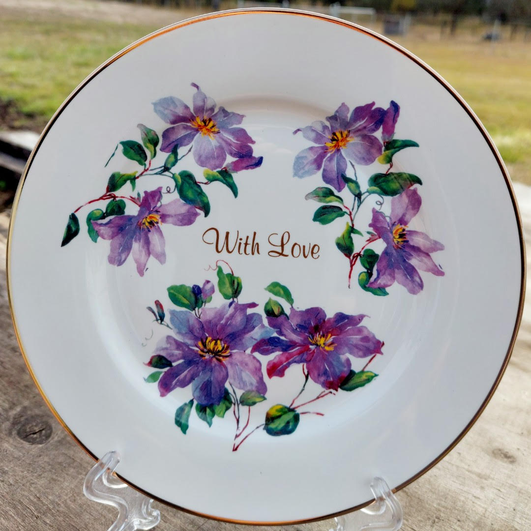 With Love Display Plate (Custom)