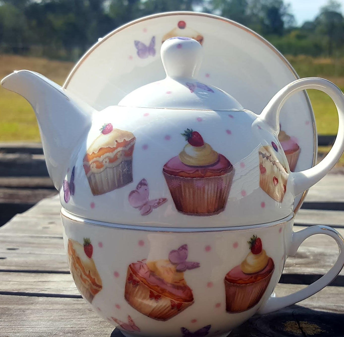 Cupcakes Tea for one (Custom)