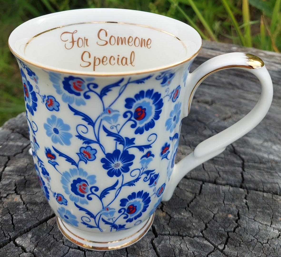 For Someone Special Chintz Beaker (Custom)