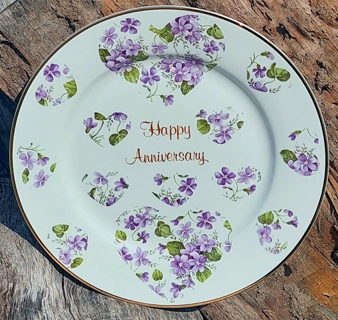 Happy Anniversary Violet Hearts (Custom)