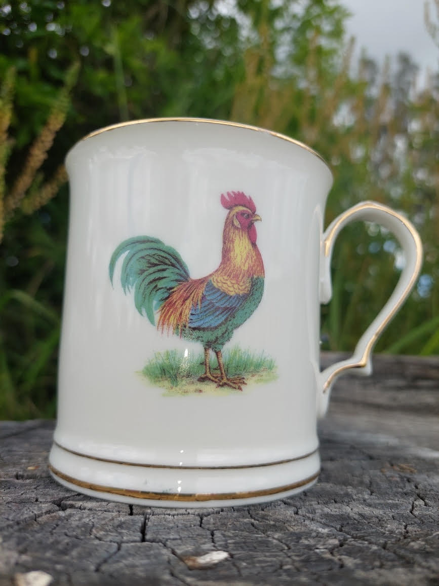 Rainbow Rooster Tankard (Custom)