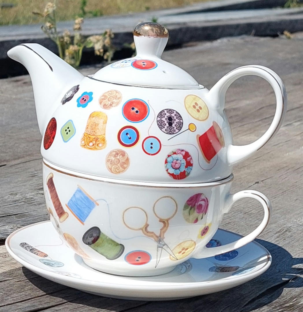 Sewing Tea for One (Custom)