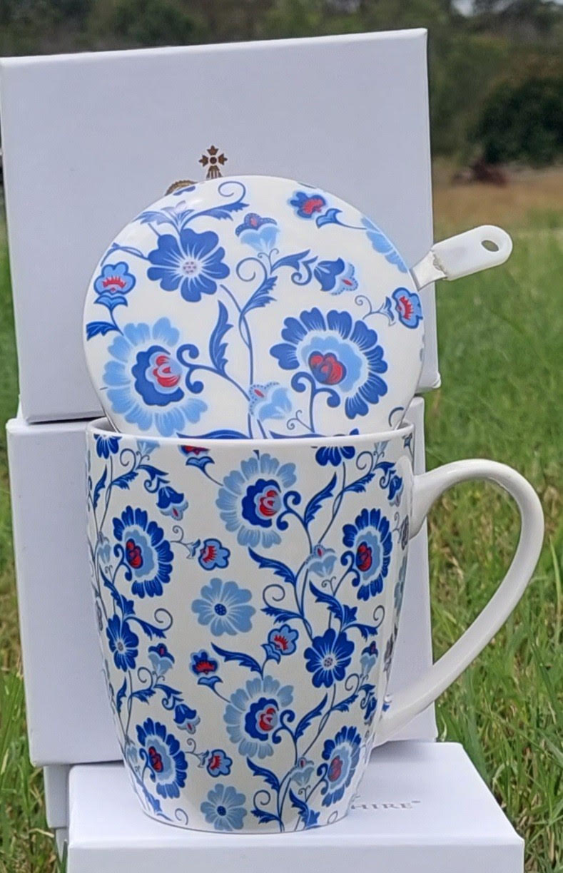 Sunshine Blue Sprays Infused Beaker